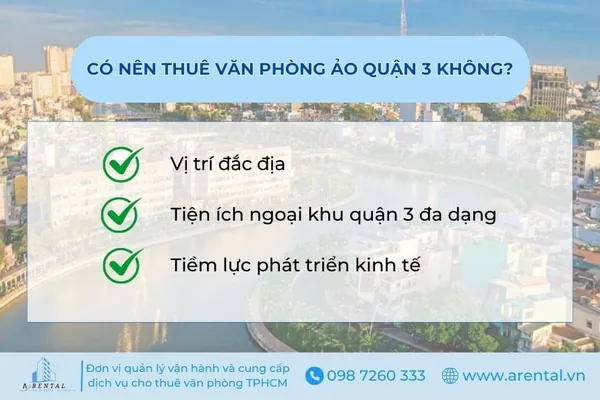 3 ưu thế của khu vực khiến nhiều doanh nghiệp quan tâm đến văn phòng ảo Quận 3.