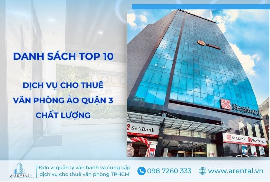 Tổng hợp thông tin 10 đơn vị cho thuê văn phòng ảo Quận 3.