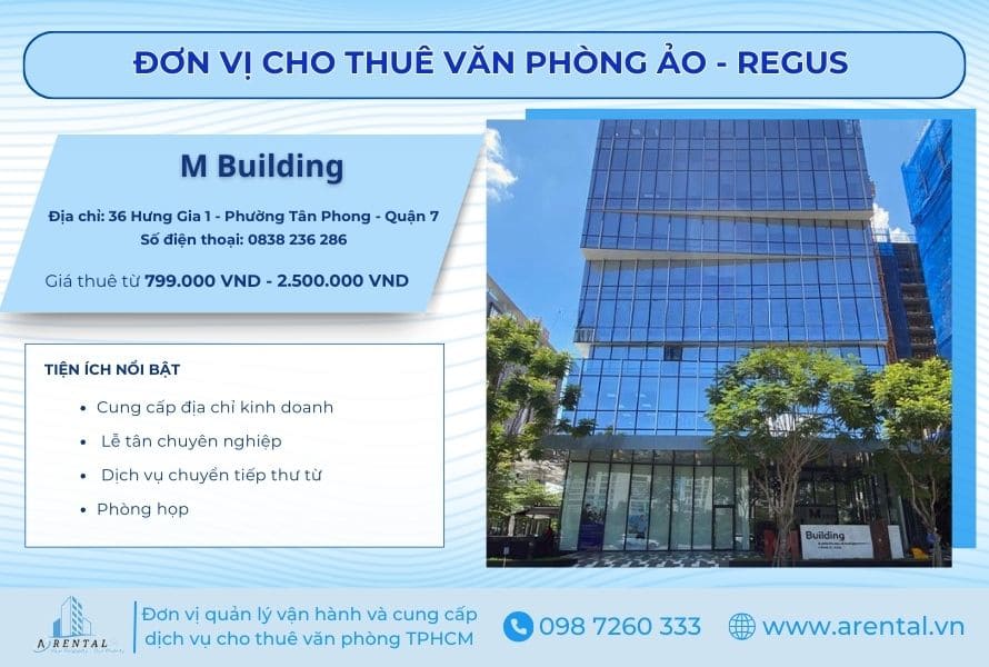 Thông tin dịch vụ cho thuê văn phòng ảo quận 7 - Regus.