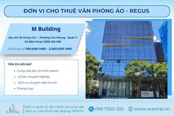 Thông tin dịch vụ cho thuê văn phòng ảo quận 7 - Regus.