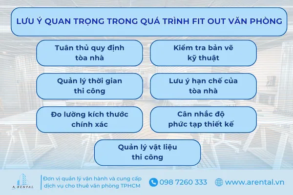 Lưu ý khi triển khai fit out văn phòng.