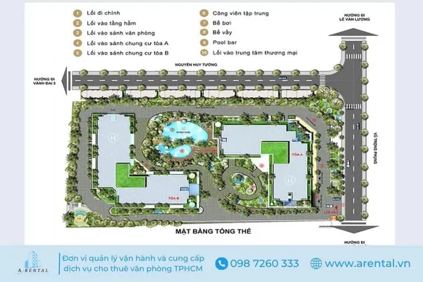 Mặt bằng tổng thể.