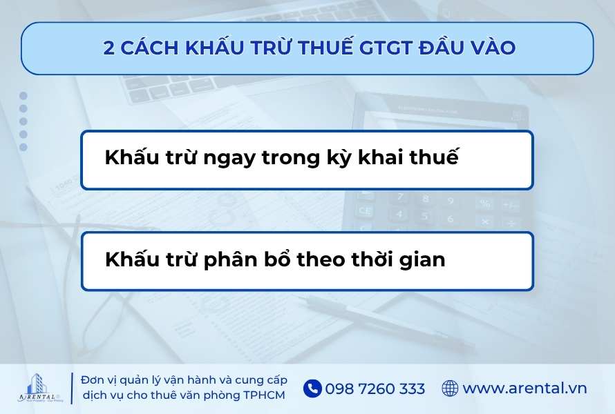 Khấu trừ thuế GTGT đầu vào chuẩn pháp lý.