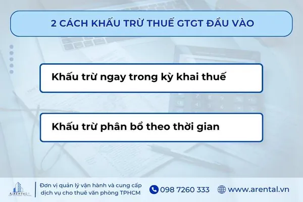 Khấu trừ thuế GTGT đầu vào chuẩn pháp lý.