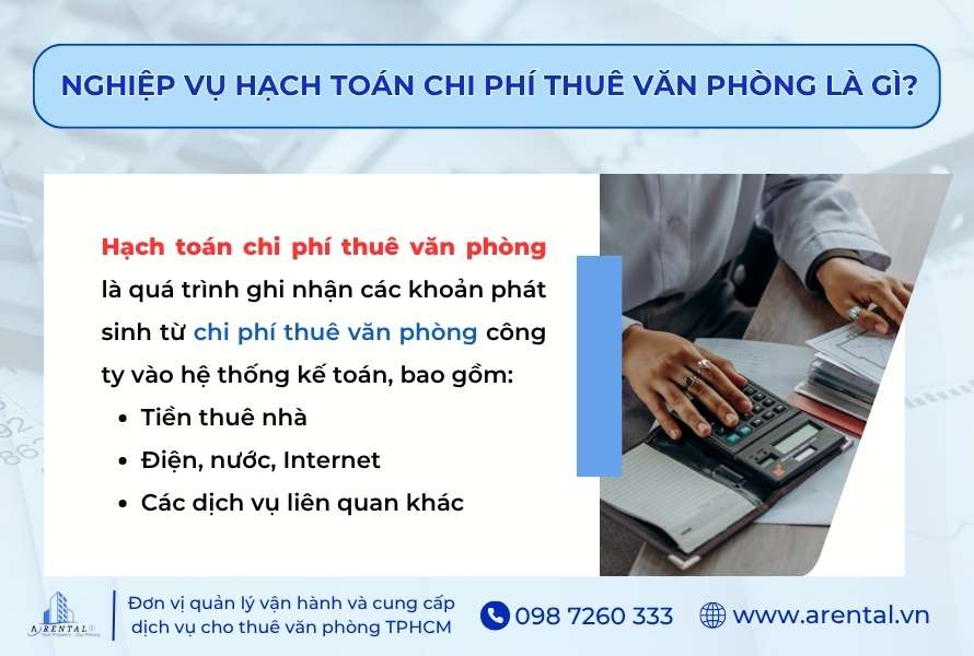 Định nghĩa nghiệp vụ hạch toán chi phí thuê văn phòng là gì