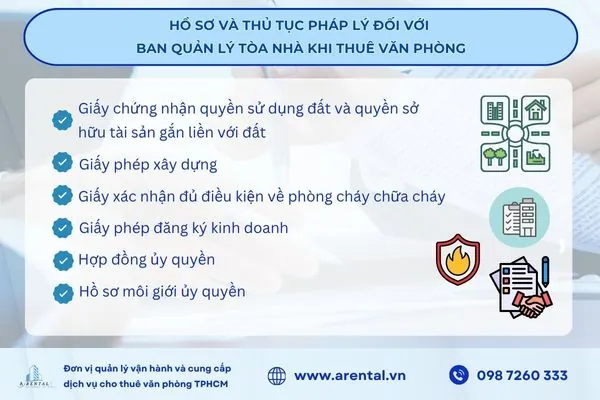Hồ sơ và thủ tục pháp lý ban quản lý tòa nhà cần chuẩn bị