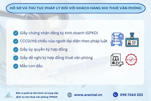 Hồ sơ và thủ tục pháp lý khách hàng cần chuẩn bị khi thuê văn phòng