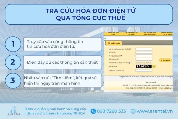 Các bước tra cứu hóa đơn điện tử qua tổng cục thuế.