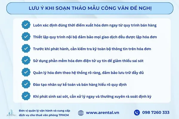 Lưu ý quan trọng khi sử dụng hóa đơn giá trị gia tăng.