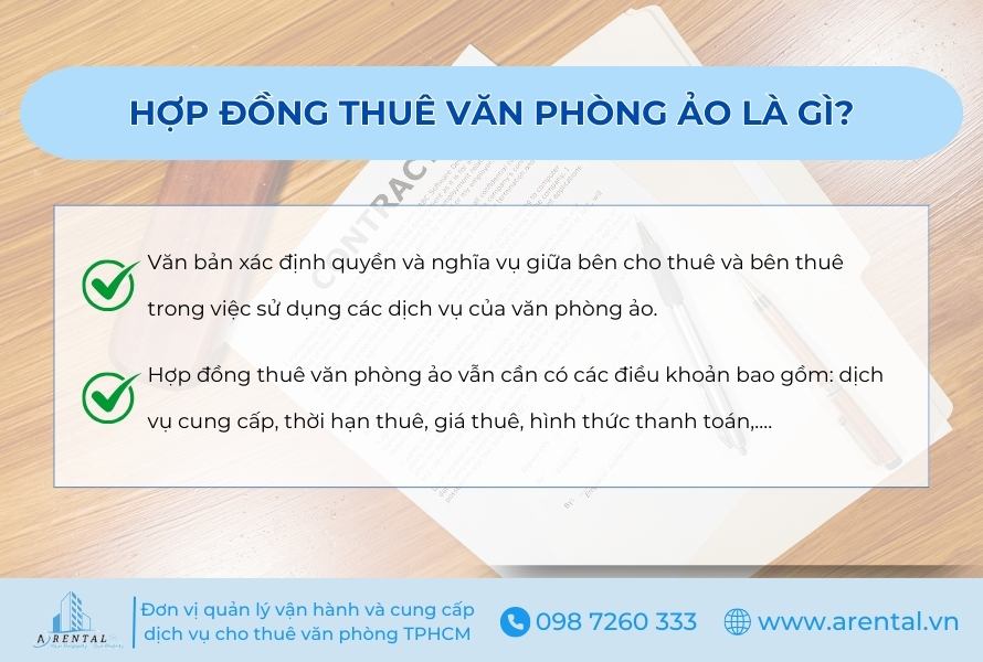 Hợp đồng thuê văn phòng ảo là gì?