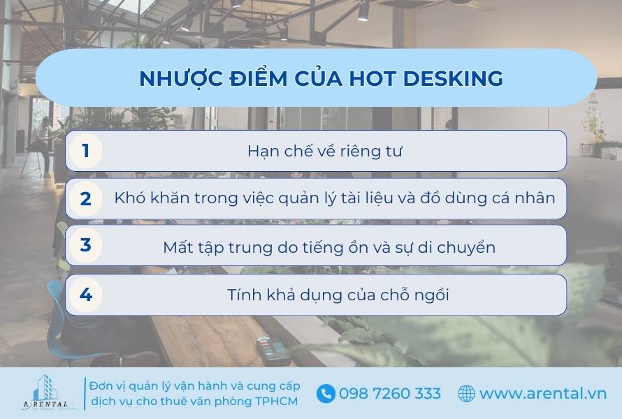 4 hạn chế của hot desking và giải pháp.