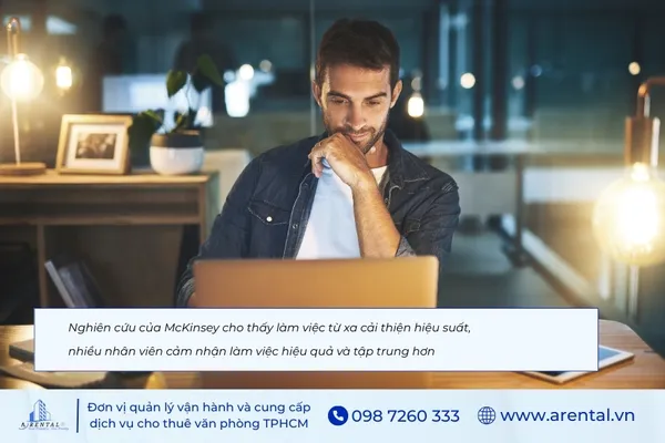 Làm việc Hybrid Working giúp cải thiện hiệu suất, nhân viên cảm nhận làm việc hiệu quả.