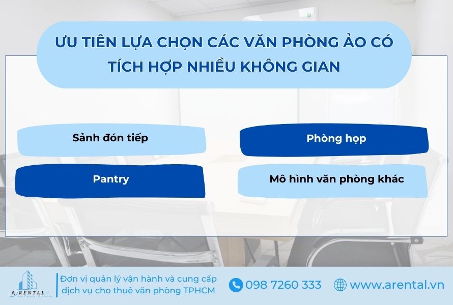 Một kinh nghiệm thuê văn phòng ảo là nên thuê tại các tòa nhà đa dạng loại hình văn phòng.
