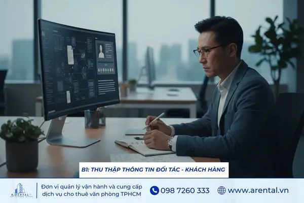 Thu thập thông tin đối tác/khách hàng để chuẩn bị cho buổi đàm phán.