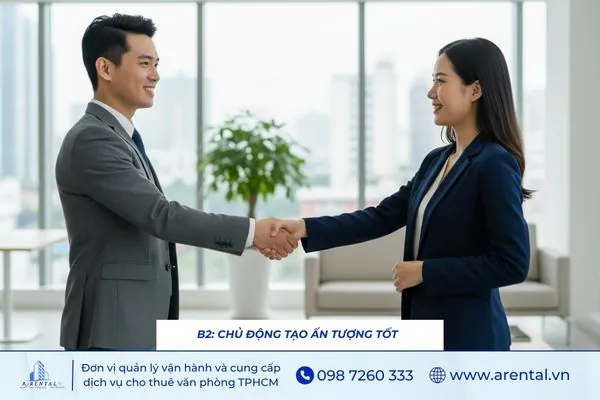 Chủ động tạo ấn tượng tốt để xây dựng thiện cảm trước khi đàm phán.