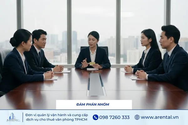 Đàm phán nhóm cần phối hợp và thống nhất quan điểm để đạt thỏa thuận.