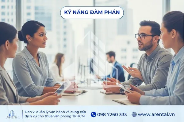 Kỹ năng đàm phán được xem là kỹ năng mềm cần thiết trong công việc.
