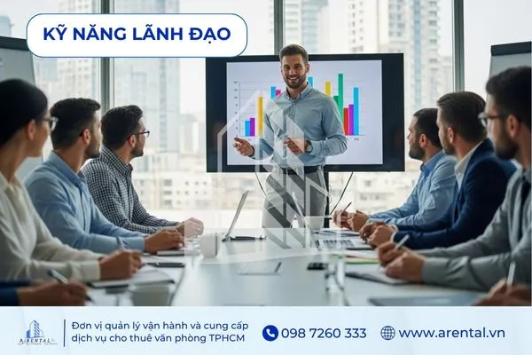 Kỹ năng lãnh đạo là kỹ năng mềm quan trọng trong quản lý và điều hành.