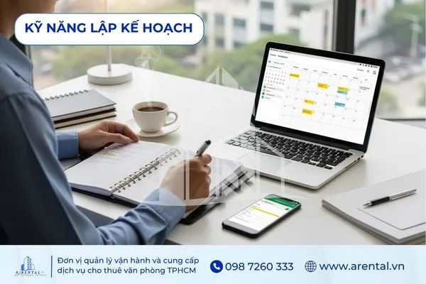 Kỹ năng lập kế hoạch nằm trong nhóm kỹ năng mềm văn phòng.