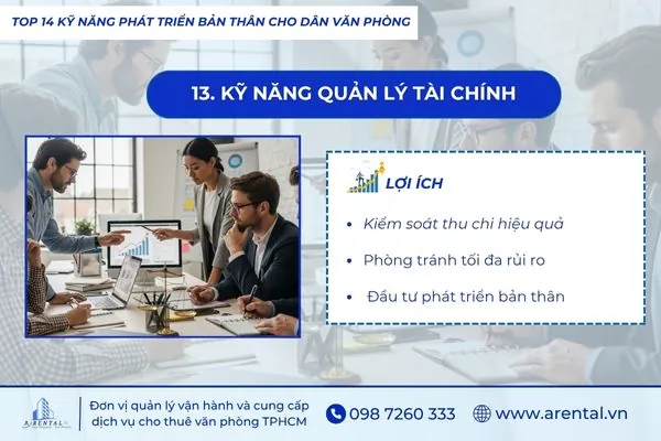 Nhân viên học cách quản lý tài chính thông minh để phát triển kỹ năng bản thân và định hướng tương lai bền vững.