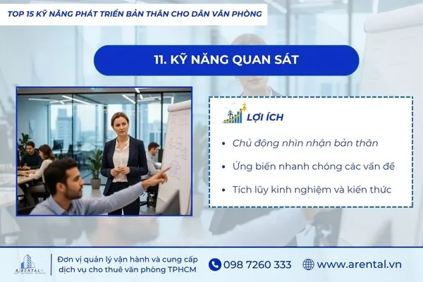 Phát triển kỹ năng quan sát để thích nghi hiệu quả với mọi thay đổi nơi công sở