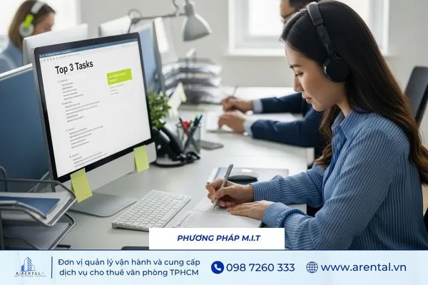 Xác định nhiệm vụ quan trọng nhất mỗi ngày để chủ động lịch làm việc.