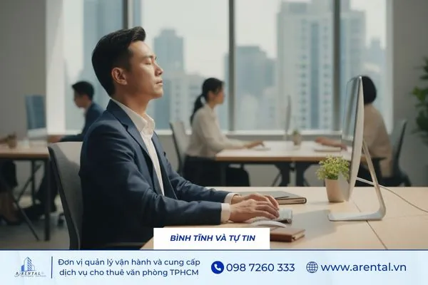Sự bình tĩnh, tự tin giúp giao tiếp và thuyết phục hiệu quả hơn.