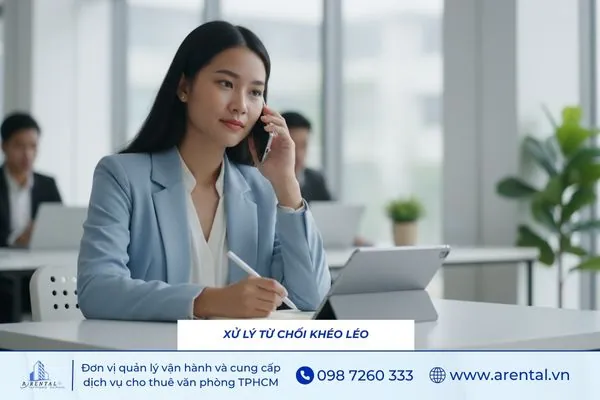 Kỹ năng xử lý từ chối khéo léo để giao tiếp chuyên nghiệp và giữ đúng mục tiêu.