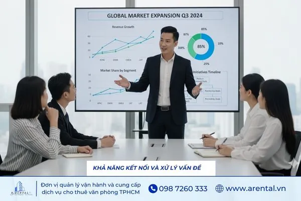 Khả năng kết nối và xử lý vấn đề giúp buổi thuyết trình hiệu quả hơn.