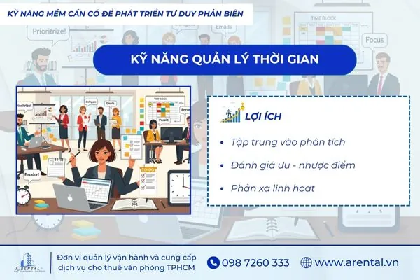 Rèn tư duy phản biện trong công việc bằng kỹ năng quản lý thời gian và kiểm soát cuộc hội thoại hiệu quả