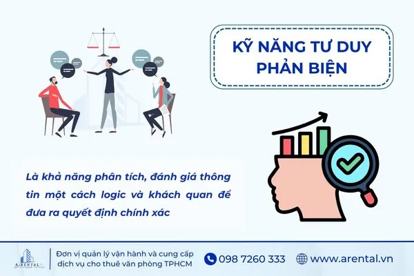 Kỹ năng tư duy phản biện là khả năng phân tích và đánh giá thông tin logic, khách quan để ra quyết định chính xác