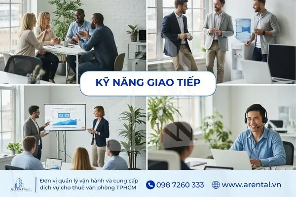 Kỹ năng giao tiếp là một trong các kỹ năng cần có trong công việc nhằm xây dựng mối quan hệ bền vững.