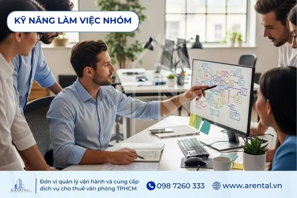 Kỹ năng làm việc nhóm trong công việc giúp tăng hiệu suất.