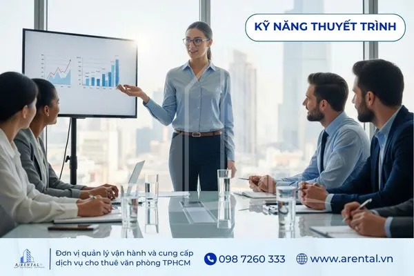 Kỹ năng thuyết trình là một trong các kỹ năng cần thiết trong công việc giúp nâng cao khả năng truyền đạt.