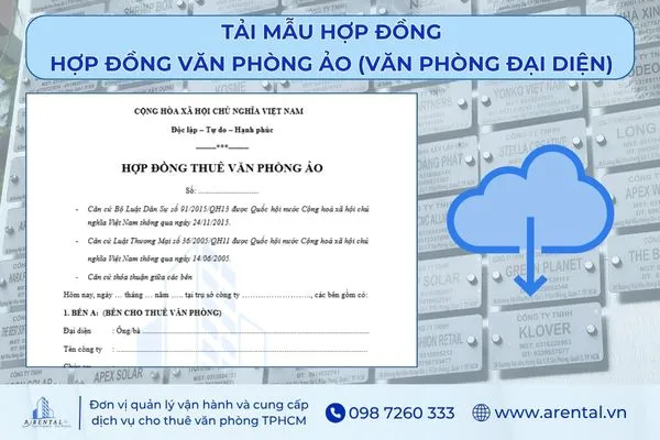 Mẫu hợp đồng thuê văn phòng làm trụ sở công ty.