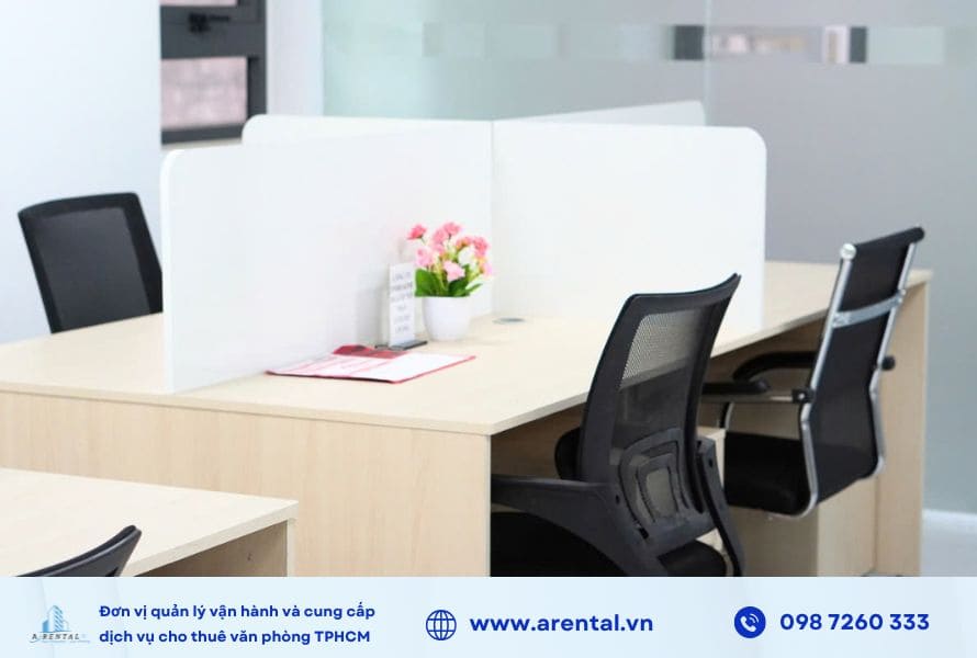 Văn phòng chia sẻ tại tòa nhà A Space Office Quận 2.