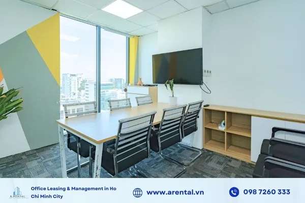 Modern and fully equipped meeting room rental space in District 3 HCMC.