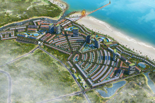 Phối cảnh dự án Venezia Beach - Luxury Residences & Resort