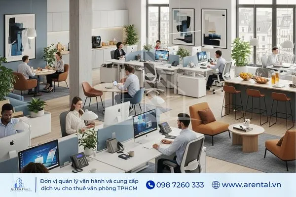 Xu hướng thiết kế văn phòng Korean hiện nay, linh hoạt và tươi mới.