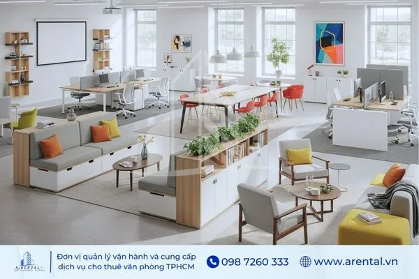 Xu hướng thiết kế văn phòng thư giãn, giảm căng thẳng và khơi gợi cảm hứng.