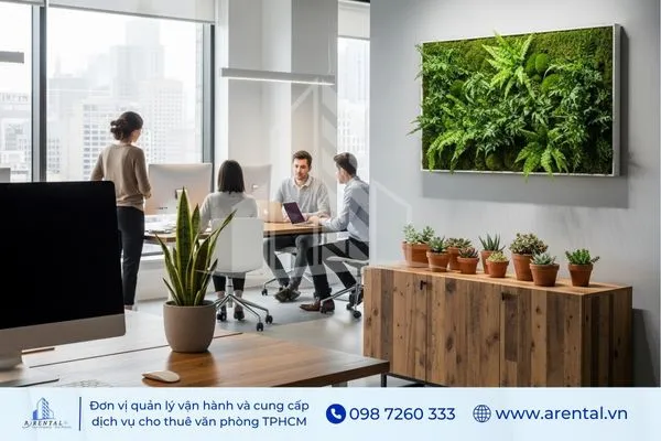 Xu hướng thiết kế văn phòng xanh hiện nay, gắn liền thiên nhiên và sức khỏe nhân viên.