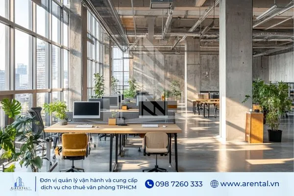 Phong cách thiết kế văn phòng Brutalism tinh giản chi tiết.