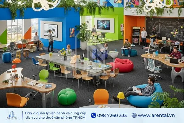 Xu hướng thiết kế văn phòng Art Decor, mang tính sáng tạo và khác biệt.