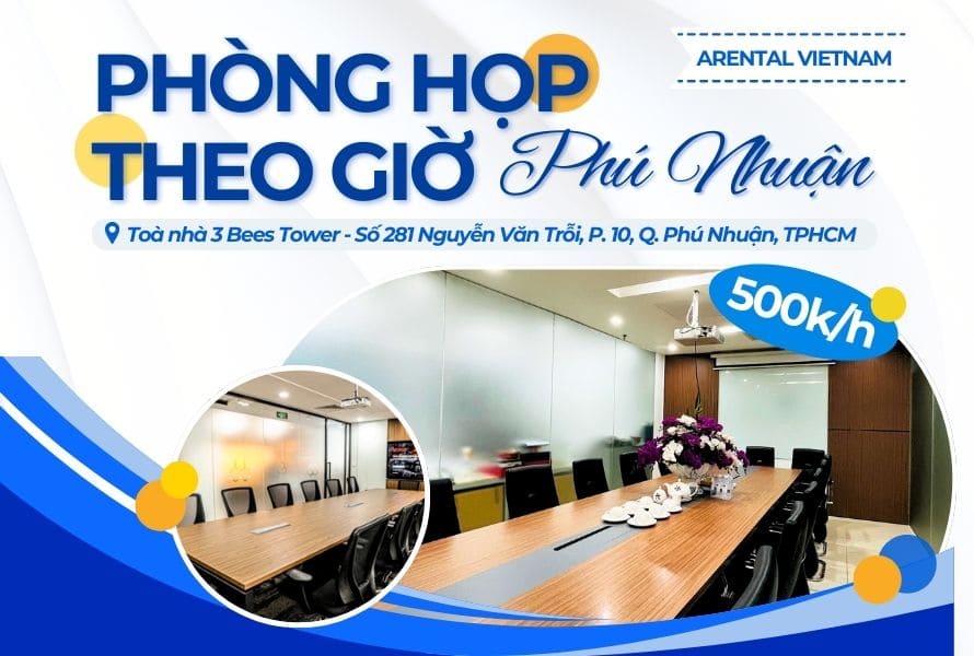 Mức giá thuê phòng họp theo giờ Quận Phú Nhuận.