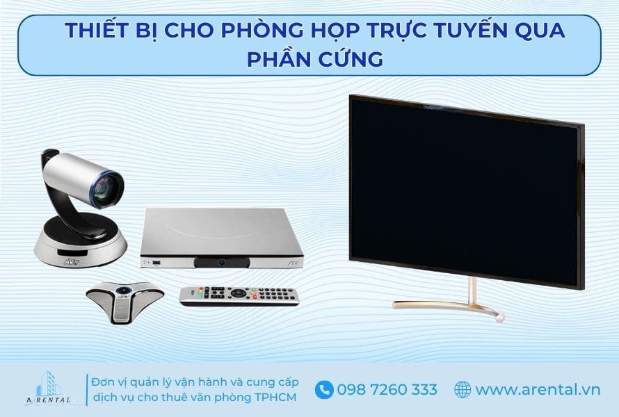 Thiết bị cho phòng họp trực tuyến: phần cứng.