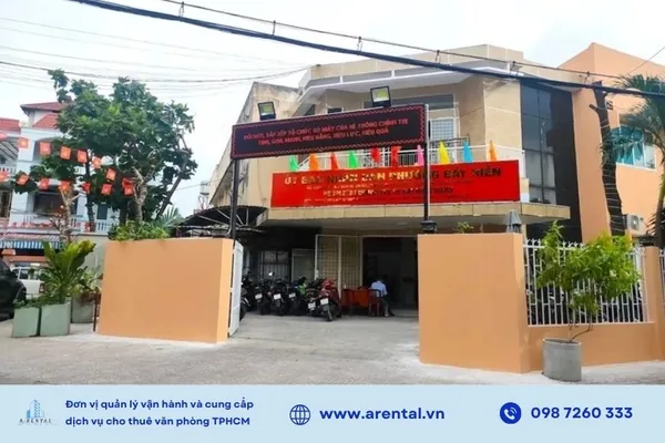 Trụ sở UBND phường Bảy Hiền.