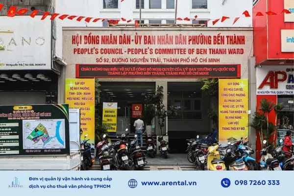 Trụ sở UBND phường Bến Thành.