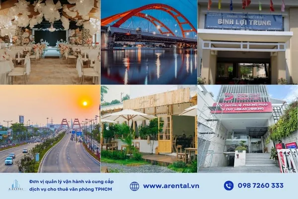 Hạ tầng và tiện ích đa dạng tại phường Bình Lợi Trung.