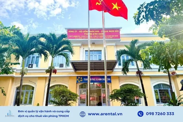 Trụ sở UBND phường Bình Quới.