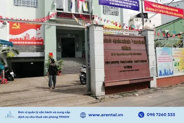 Trụ sở UBND phường Cầu Kiệu.